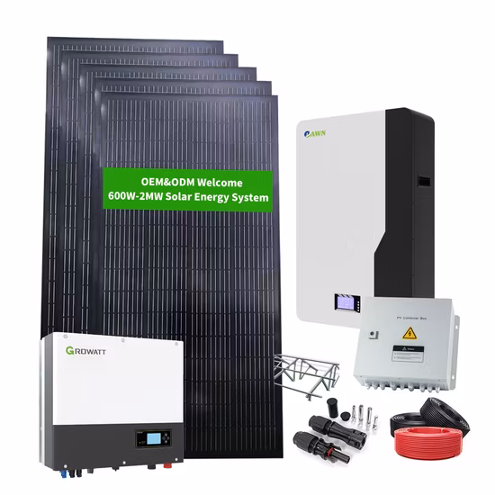3kw 8kw 16kw 22kw 30kw to 100kw Mono Solar Panel Rooftop Outdoor Mounted PV Bank Power 15kw off Grid Solar System