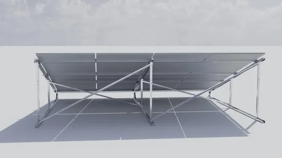 Roof Solar Panel Structure Tracking PV Concrete Ballast Flat Roof Solar Mounting System 