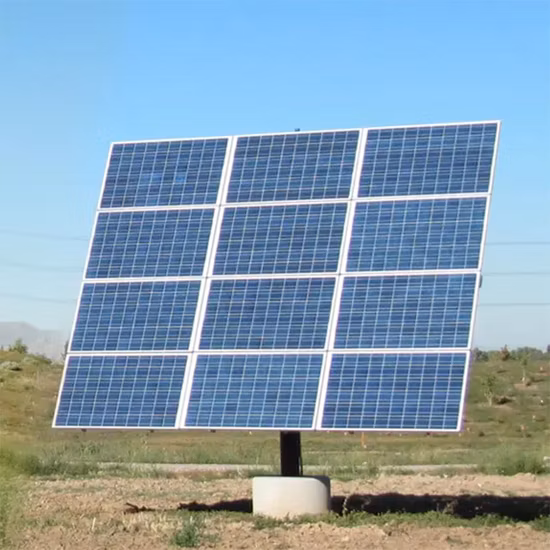 Wireless WiFi Solar Power Generation 4.5kw Dual Axis Solar PV Tracking System