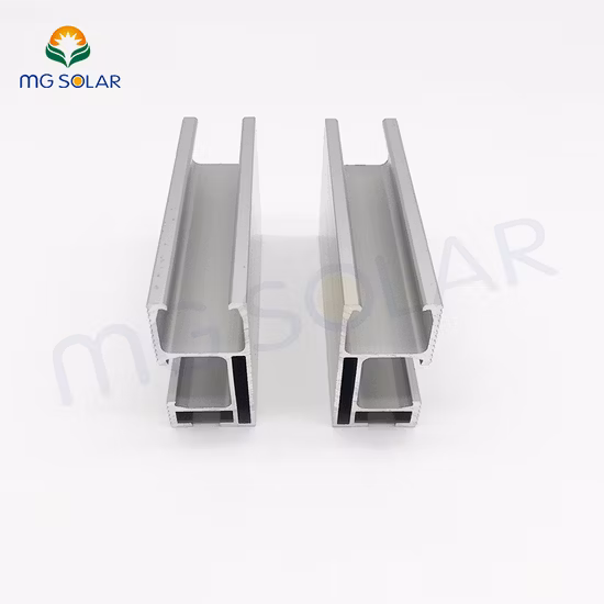 Rooftop Solar Panel Mounting Heavy Duty Roof Rails Aluminum PV Rail System